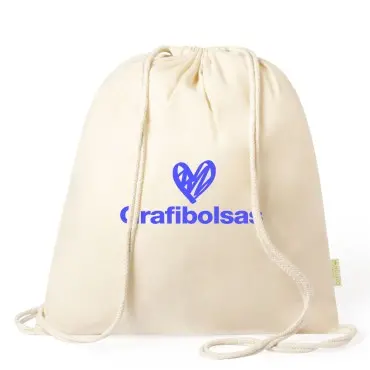 Mochilas saco de algodón 100% orgánico