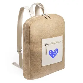 Mochilas ecológicas de yute personalizadas
