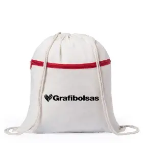 Mochilas saco con cremalleras de colores