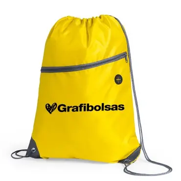 Mochilas de poliéster con cremallera