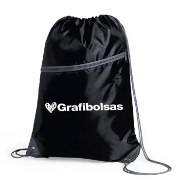 Mochilas de poliéster con cremallera