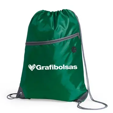 Mochilas de poliéster con cremallera