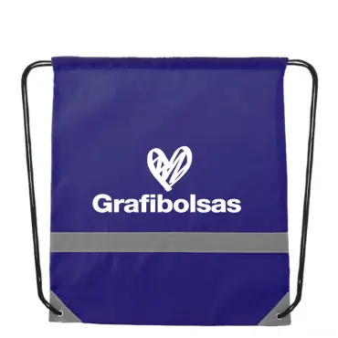 Mochilas saco de cuerdas reflectantes