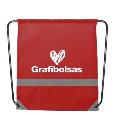 Mochilas saco de cuerdas reflectantes