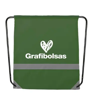 Mochilas saco de cuerdas reflectantes