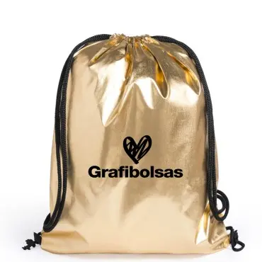 Originales mochilas de cuerdas en oro y plata