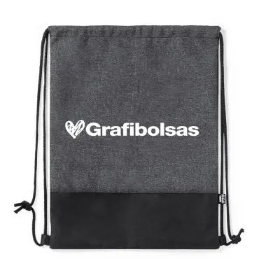 Mochilas saco de cuerdas en poliéster reflectantes