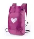 Mochilas saco de cuerdas plegables con cremallera