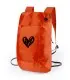 Mochilas saco de cuerdas plegables con cremallera