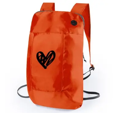 Mochilas saco de cuerdas plegables con cremallera