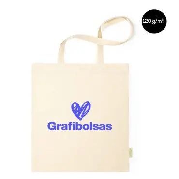 Bolsas en algodón orgánico de 120 g/m² para tiendas