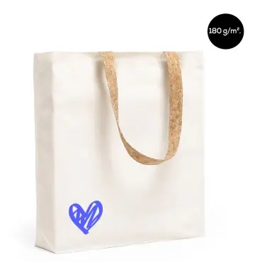 Bolsas de algodón 180 g/m² y corcho personalizadas