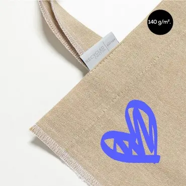 Bolsas ecológicas de algodón 100% reciclado