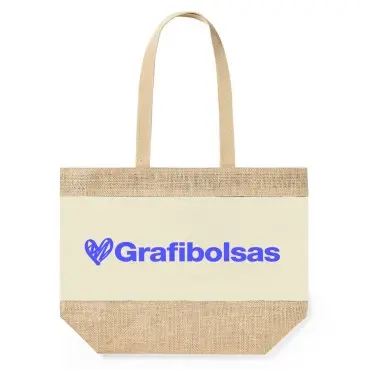 Bolsas laminadas de algodón y yute ecológicas