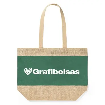 Bolsas laminadas de algodón y yute ecológicas