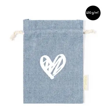 Sacos de algodón reciclado 15 x 21 cm