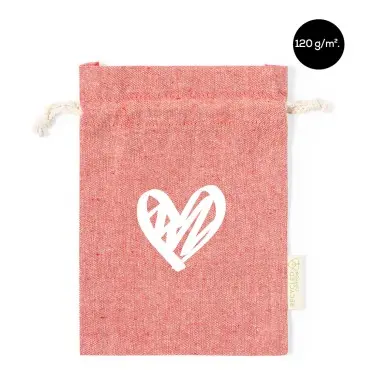 Sacos de algodón reciclado 15 x 21 cm