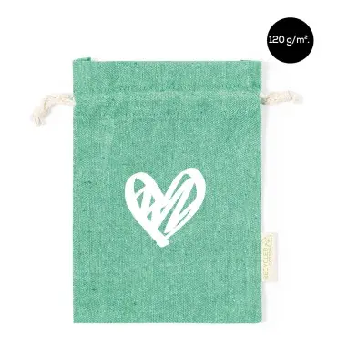 Sacos de algodón reciclado 15 x 21 cm