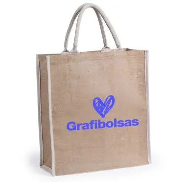 Bolsas de yute originales y llamativas