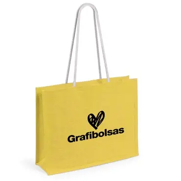 Bolsas de yute laminado de colores