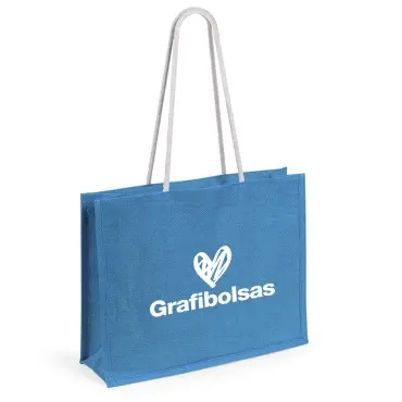 Bolsas de yute laminado de colores