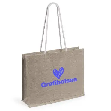 Bolsas de yute laminado de colores