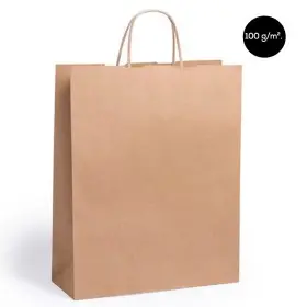 Bolsas de papel sin impresión grandes