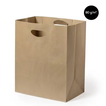 Bolsas de papel troqueladas grandes