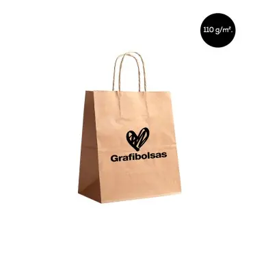 Bolsas de papel pequeñas personalizadas