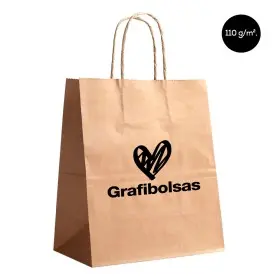 Bolsas de papel grandes personalizadas