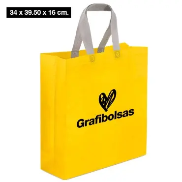 Bolsas de tela laminada 34 x 39.50 x 16 cm