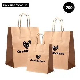 Bolsas de papel al por mayor impresas