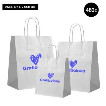 Bolsas de papel al por mayor impresas