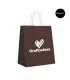 Bolsas de papel kraft marrones personalizadas