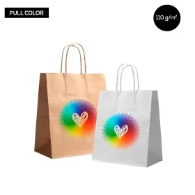 Bolsas de papel full color pequeñas