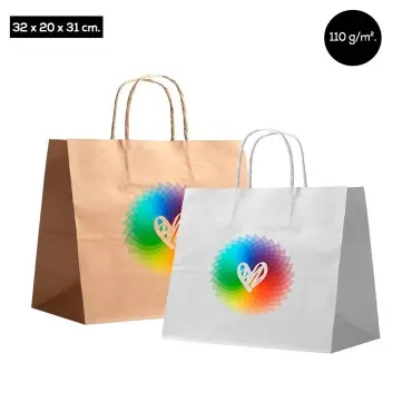 Bolsas de papel para llevar comida personalizadas
