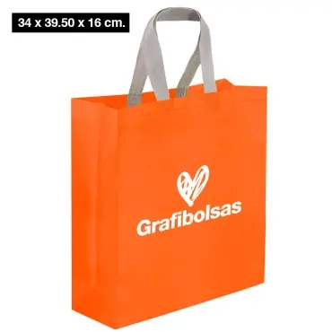 Bolsas de tela laminada 34 x 39.50 x 16 cm