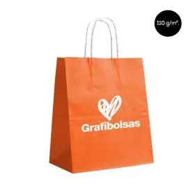 Bolsas de papel naranja