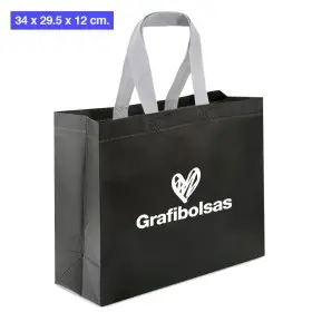 Bolsas de tela laminada estampadas