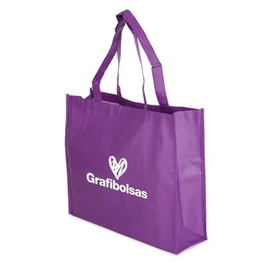 Bolsas de tela laminada con impresión