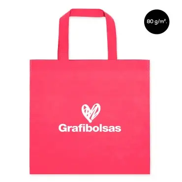 Bolsas de tela con asas cortas personalizadas