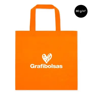 Bolsas de tela con asas cortas personalizadas