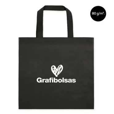 Bolsas de tela con asas cortas personalizadas