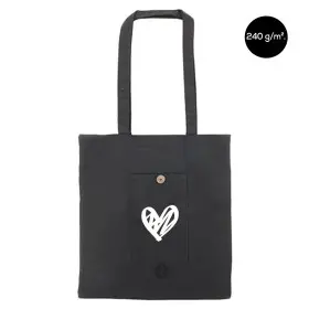 Tote bags plegables de algodón 240 g/m²
