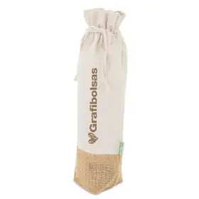 Bolsas para botellas de vino en yute y algodón