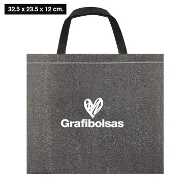 Bolsas de tela glitter para la compra