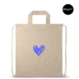 Mochila de cuerdas en algodón reciclado