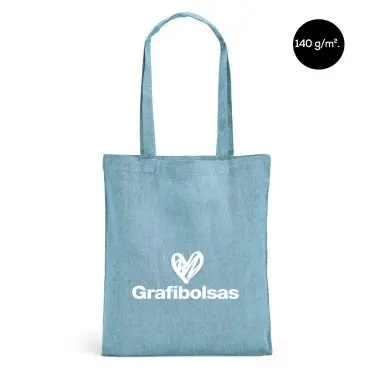 Bolsas de algodón reciclado 140 g/m² impresas