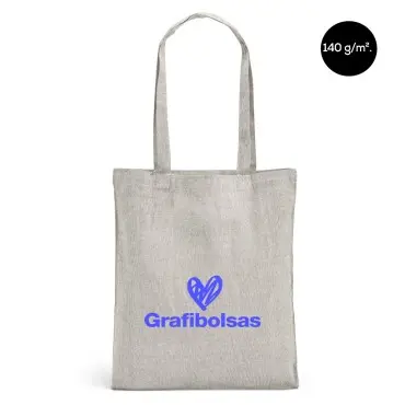 Bolsas de algodón reciclado 140 g/m² impresas