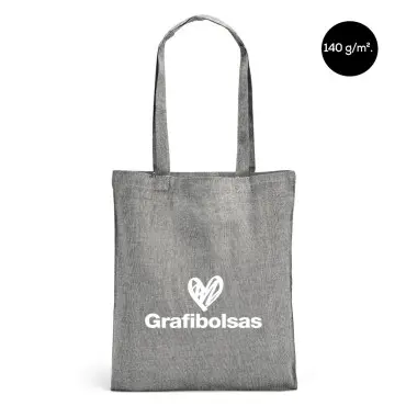 Bolsas de algodón reciclado 140 g/m² impresas